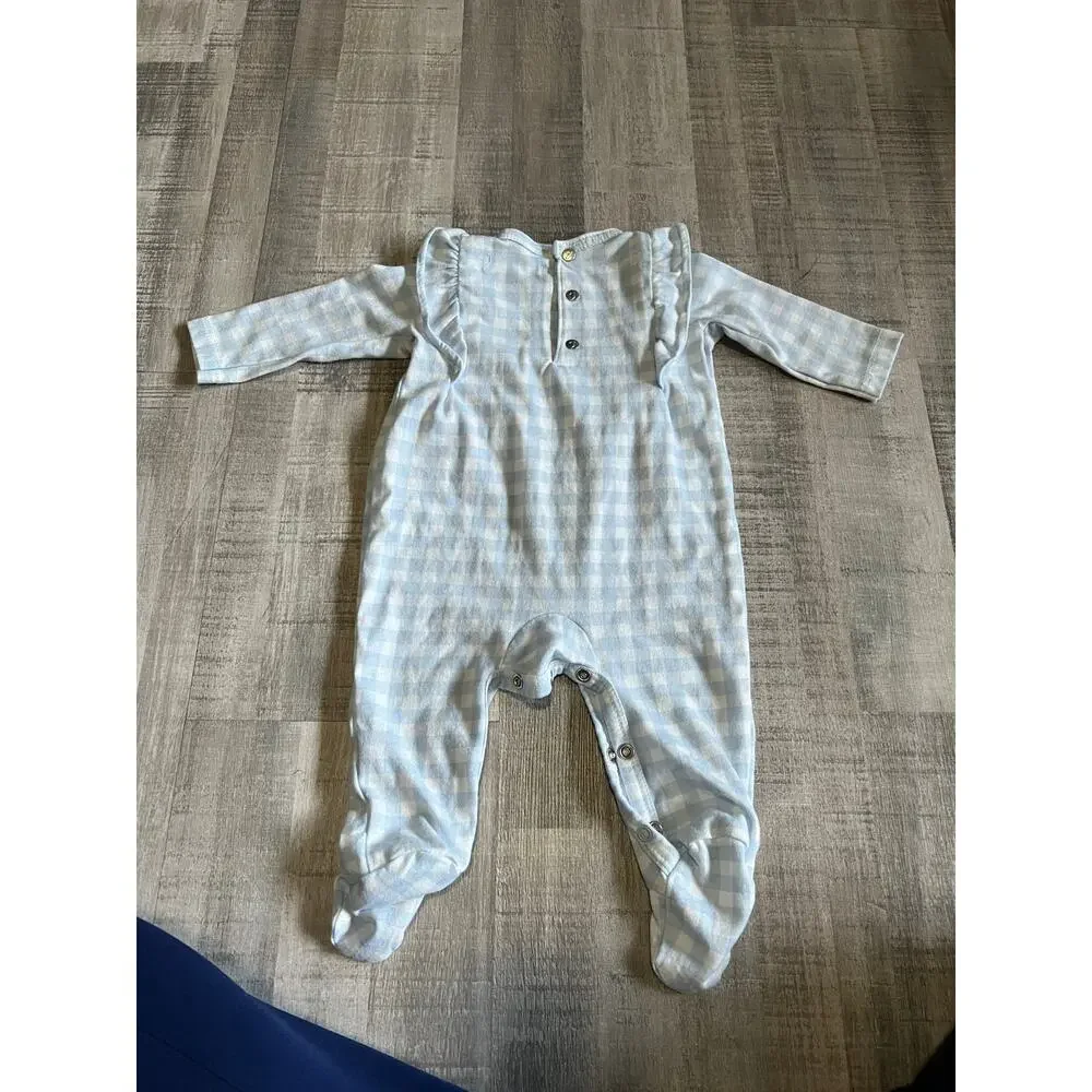 7 For All Mankind Baby Pajamas Footed coverall Size 0-3 M